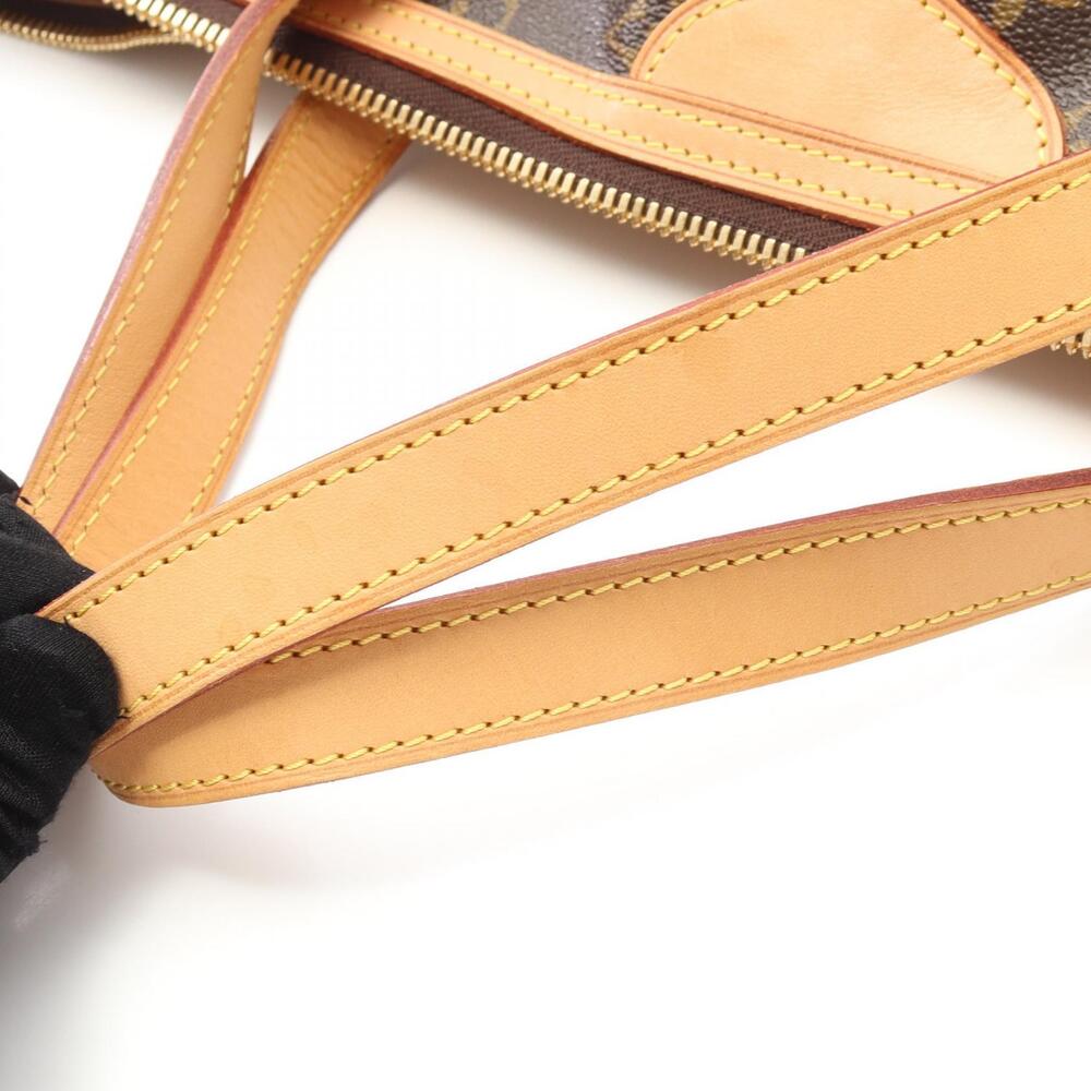 Louis Vuitton Monogram Palermo Canvas Bag Brown Leather Shoulder - Picture 8 of 10